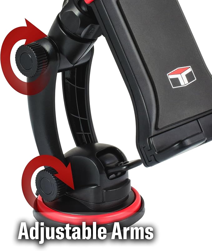 Tuff Tech Super Stick Windshield and Dash Mount Phone Holder, Universal Car Phone Holder