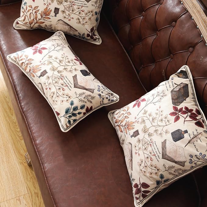 Designer French Velvet Throw Pillow Cover,Set of 2,20"x12"-Xipeia | Pillow Cover,Concealed Zipper Design,Dragonfly Pattern,Sofas,Bedroom,Living Room,Lounge Chairs,All Season Home Decor