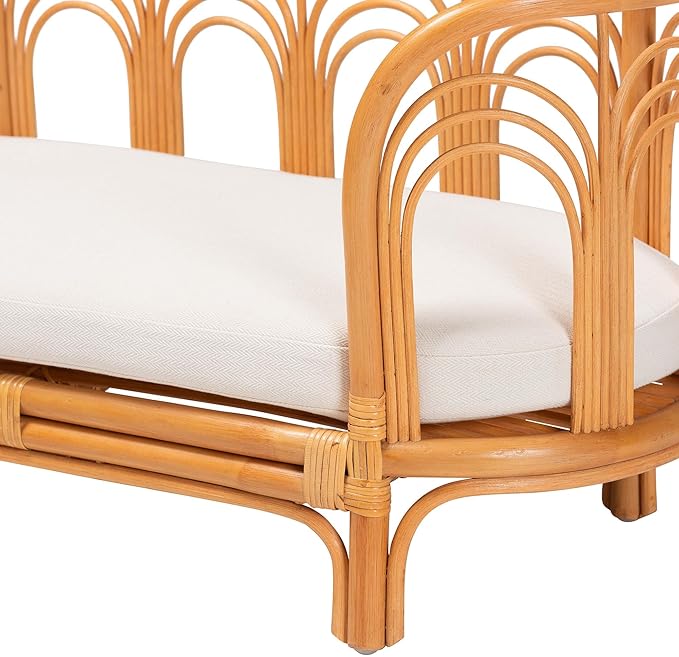 Bali & pari Nariko Bohemian Light Honey Rattan Pet Bed