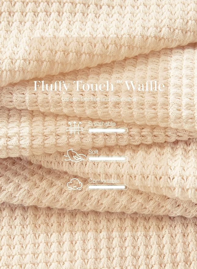 Dokotoo Hoodies for Women Waffle Knit Long Sleeve Drawstring Button V Neck Casual Sweatshirt Hooded Tops Fashion Clothing