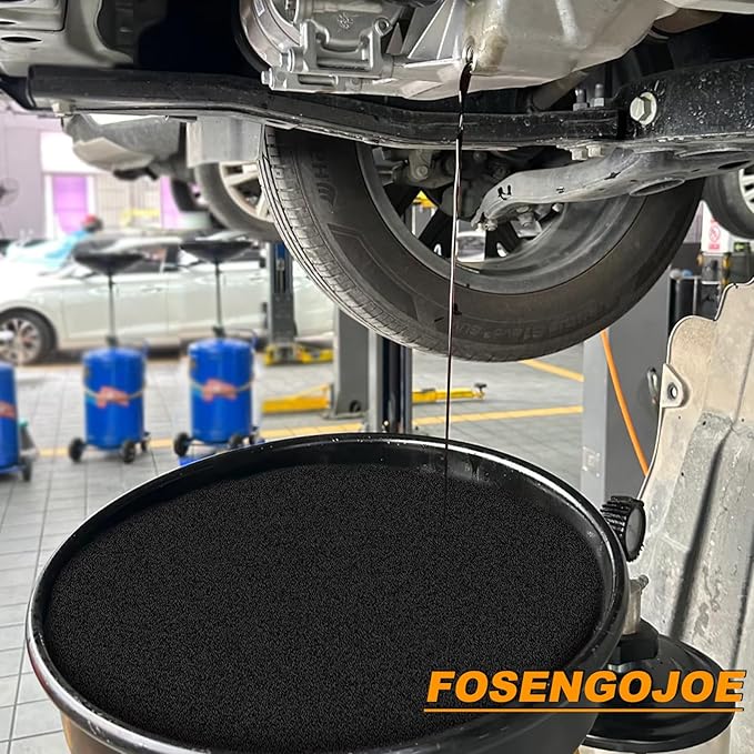 6 Pack Oil Change Kit, 15 Inch Oil Drain Pan Splash Pad Fits Most Drain Pans