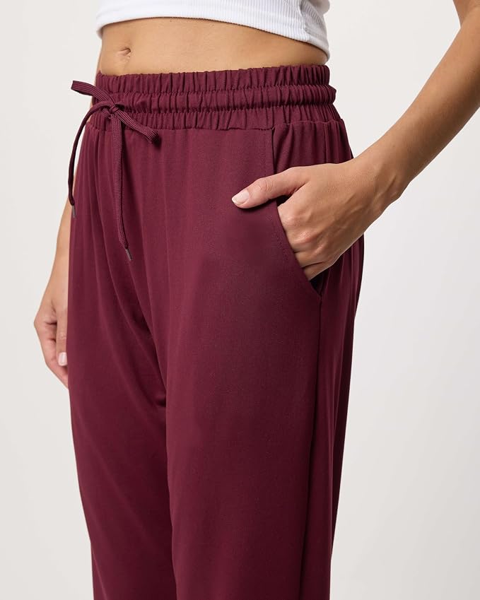 3 Pack Women's Lounge Joggers Sweatpant Active Athletic Yoga Workout Pocket | Available in Plus Size, Ladies Casual, Drawstring Gym Pants, Sleep Bottoms, Hiking, Running, Fitness, Exercise, Pajama, Soft