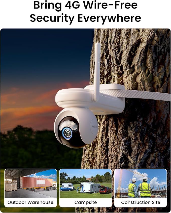 REOLINK Security Cameras Wireless Outdoor, Solar Camera for Home Security | 24/7 Continuous Recording, 2K ColorX Night Vision, 6 Months Battery Life, Smart AI Detection & Auto Tracking, 12W Solar Panel