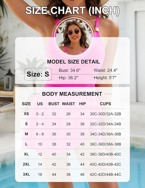 Blooming Jelly One-Piece Swimsuit - Tummy Control Swim Dress with Gold Metal Tie Knot