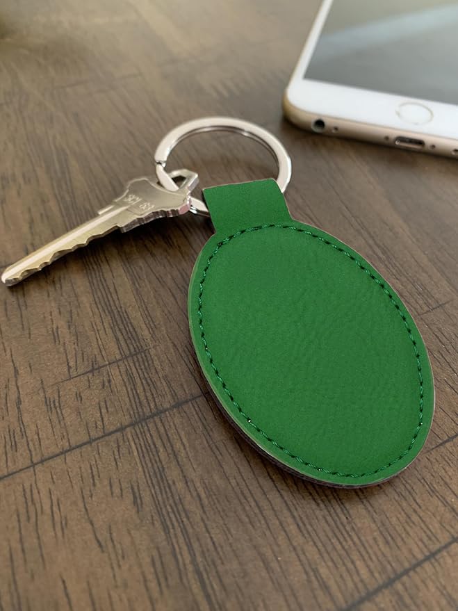 LaserGram Oval Keychain, Water Polo, Personalized Engraving Included