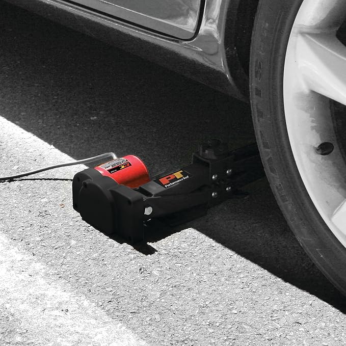 Performance Tool W1609 2-Ton, 4,000 lbs. 12 Volt Remote Controlled Electric Scissor Jack: Efficient and Convenient Automotive Lifting Solution