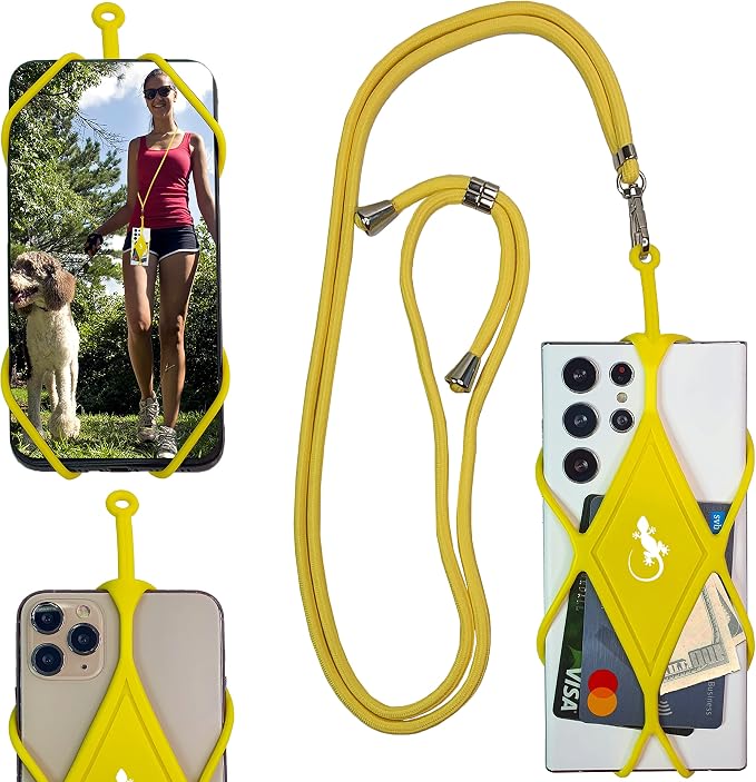 Gecko Travel Tech Cell Phone Lanyard Phone lanyards for Around The Neck Neck Lanyard Phone Crossbody