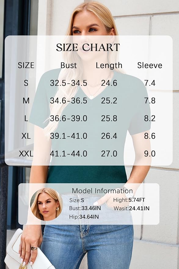 Arach&Cloz Women's Wool Blend Spring Summer Lightweight Business Casual Sweater Tops 2026