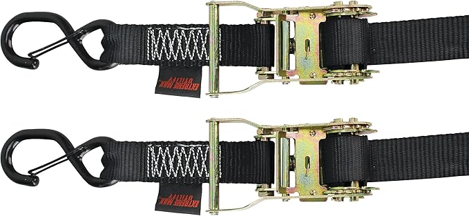 Extreme Max 5600.3204 Deluxe Motorcycle Wheel Chock/Tie-Down Kit