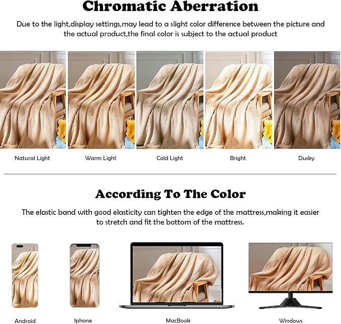 NEWCOSPLAY Fleece Leaves Pattern Twin Blanket, Brown, 60"x80" | Super Soft Throw Blanket, Lightweight Cozy Bed Sofa Blanket, Premium Silky Flannel Fleece, Travel Blanket for All Season Use