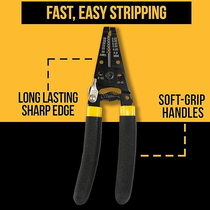 InstallerParts Professional Network Tool Kit 15 In 1 - RJ45 Crimper Tool Cat 5 Cat6 Cable Tester, Gauge Wire Stripper Cutting Twisting Tool, Ethernet Punch Down Tool, Screwdriver, Knife