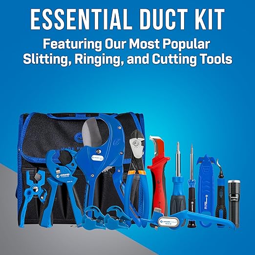 Jonard Tools TK-268 14-Piece Fiber Optic Duct Kit – Professional Grade Ducting Toolkit with Precision Tube Cutters and Versatile Tools for Microduct and Large Fiber Duct
