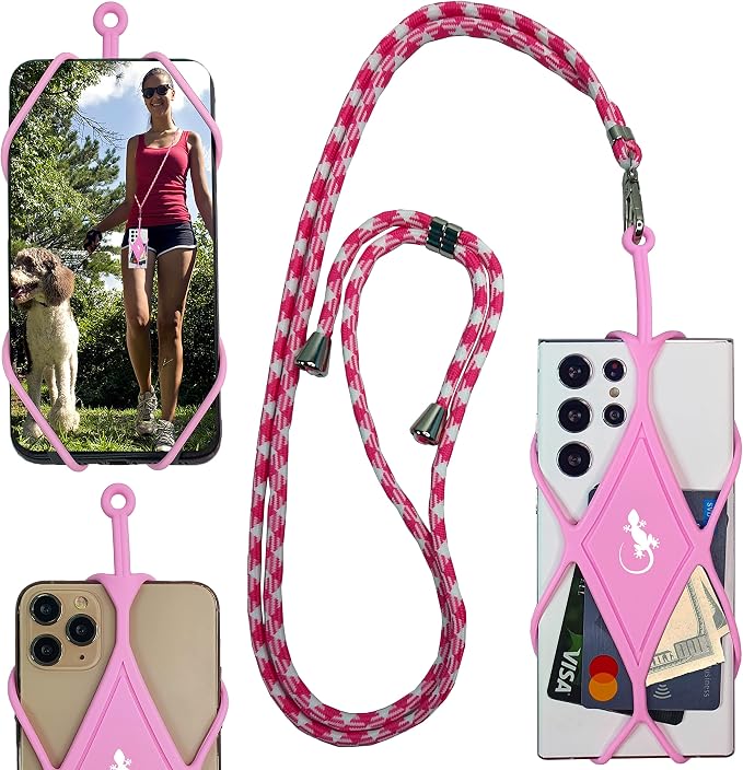 Gecko Travel Tech Cell Phone Lanyard Phone lanyards for Around The Neck Neck Lanyard Phone Crossbody