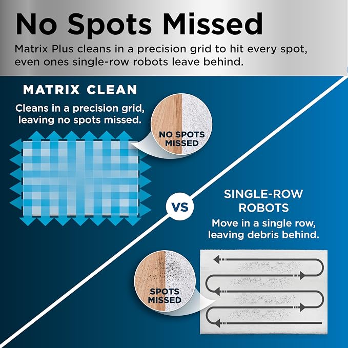 Shark Matrix Plus 2-in-1 Robot Vacuum & Mop, Black/Mocha Silver, AV2630WA | Sonic Mopping, Matrix Clean, CleanEdge, HEPA 45-Day Self-Empty Base, 360° LiDAR Mapping, Self-Cleaning Brushroll, Wi-Fi