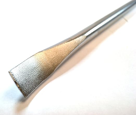 GROZ 36-Inch Aligning Pry Bar | 7/8-Inch Diameter | Round Section | Heavy Duty Chrome Alloy Steel | Zinc Plated | Great for Providing Extra Leverage (33173)