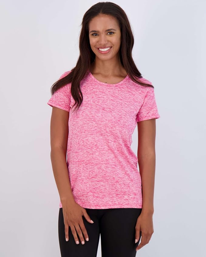 5 Pack Women's Dry Fit Short Sleeve Athletic Gym Workout Running Tops | Available in Plus Size, Exercise, Sports, Fitness, Quick Dry, Cooling, Moisture Wicking, Loose Basic Tees, Yoga, Pilates