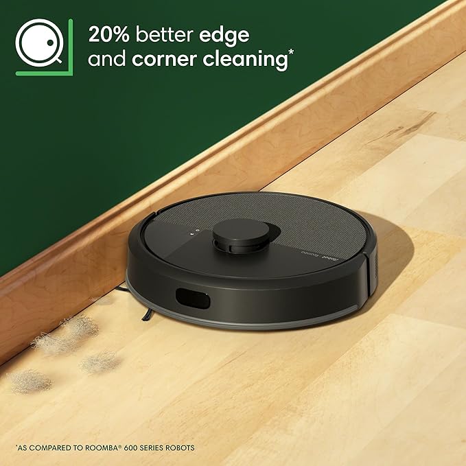 iRobot Roomba 105 Combo Robot Vacuum & Mop - Easy to use, Intense Power-Lifting Suction, LiDAR Navigation, Multiple Cleaning Modes, Avoids Mopping Carpets, Self-Charging | 70x Suction, Clearview Lidar Mapping, Vac and Mop Modes, Carpet-Detect Avoids Rugs