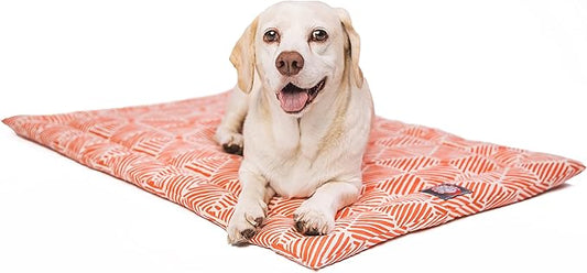 30" Charlie Salmon Orange Crate Dog Bed Mat By Majestic Pet Products