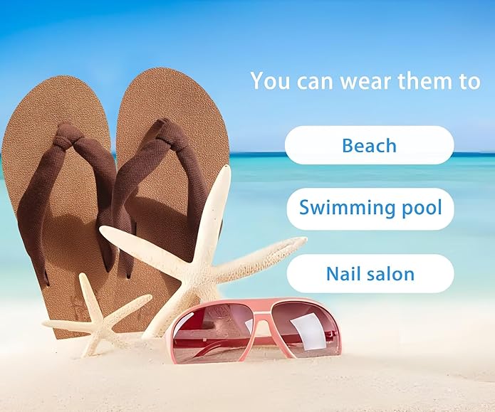 KuaiLu Flip Flops for Women with Arch Support Yoga Mat Comfortable Summer Beach Walking Thong Cushion Sandals Slip On Indoor Outdoor