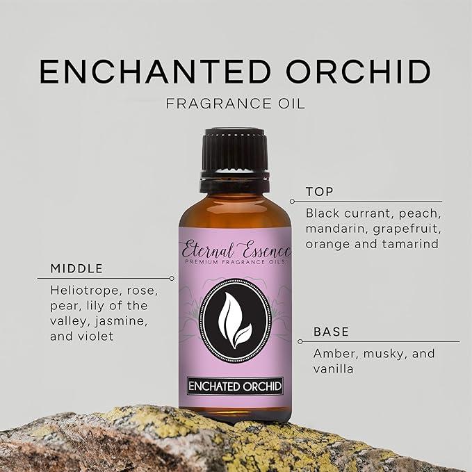 Eternal Essence Oils Enchanted Orchid 30ml Premium Fragrance Oil - for Candle, Soap Making, Aromatherapy, Diffusers, Home Care, & Humidifiers