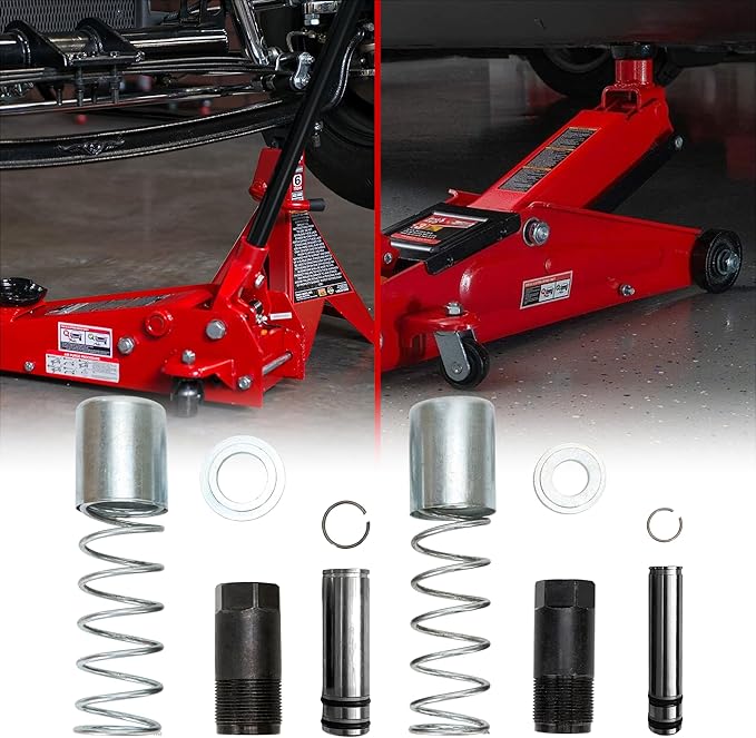 Floor Jack Replacement Parts Low Side Bigger & Smaller Pump Piston Plunger Kit, for 3 Ton Hydraulic with Dual Pump, Fit for Pittsburgh for Torin Big Red for Harbor Freight for Daytona for Arcan Engine