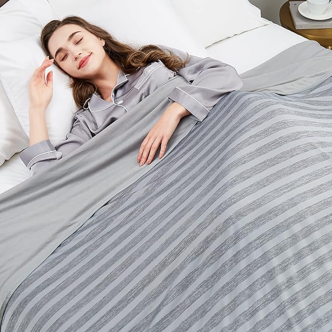 Guohaoi Cooling Blanket for Hot Sleepers and Night Sweats 90"x108" King | Arc-Chill Q-Max >0.5 Cool Fiber,100% Oeko-Tex Certified Lightweight Summer Blanket for Travel/Outdoor Ultra Cold Breathable