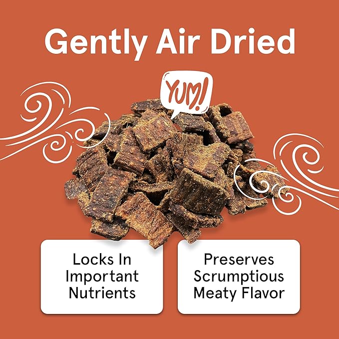 TRMC Real Meat Dog Treats - Three 12oz Bag of Bite-Sized Air-Dried Venison Jerky for Dogs - Grain-Free Jerky Dog Treats Made up of 95% Free-Range, Grass Fed Venison - All-Natural Dog Treats