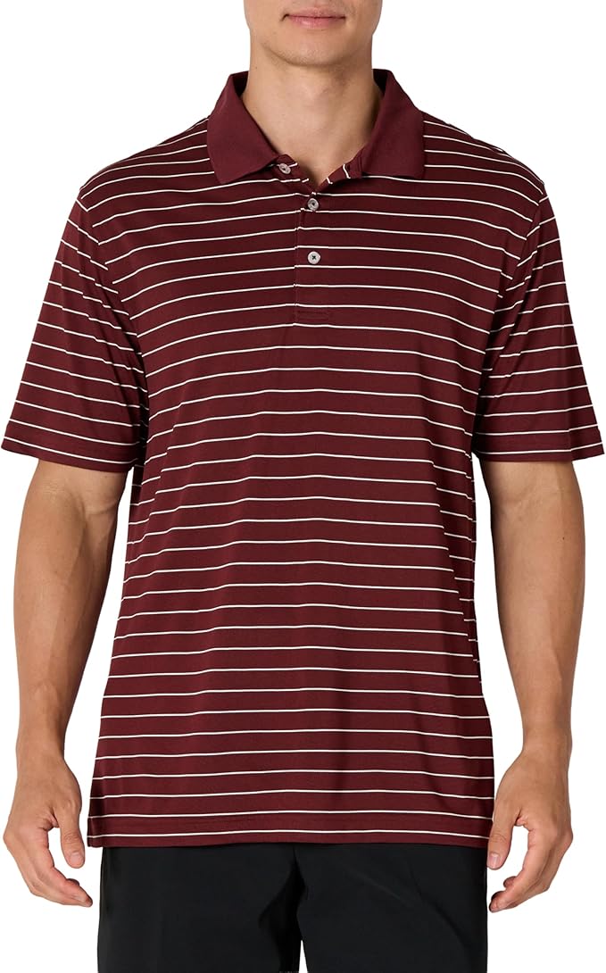Amazon Essentials Mens Golf Polo Shirt, Moisture-Wicking Quick Dry, Short Sleeve