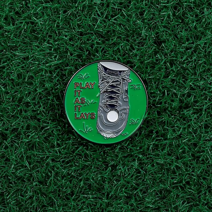 Golf Ball Marker with Magnetic Hat Clip - Funny Golf Gift