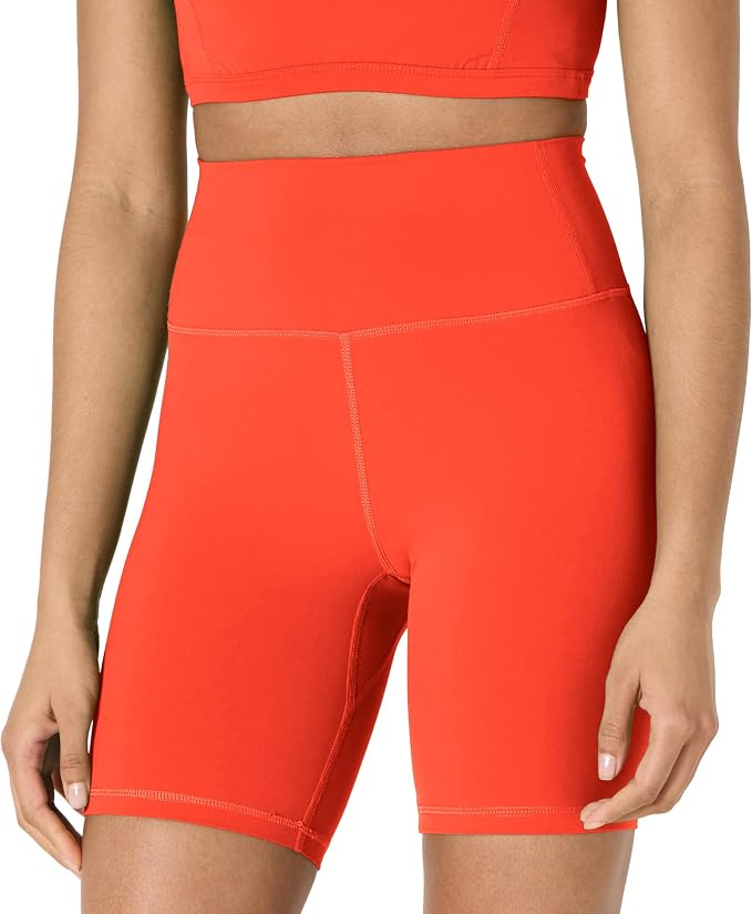 Amazon Essentials Women's Active FormFlex Buttery Soft High Waist Biker Shorts