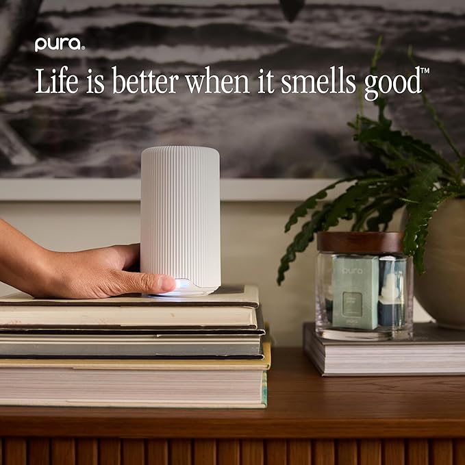 Pura Home Scent Refill - Smart Home Air Diffuser - Hours of Luxury Fragrance per Refill - Home Essential - Clean & Safe Diffuser Fragrance - 2 Pack, Simmer Pot