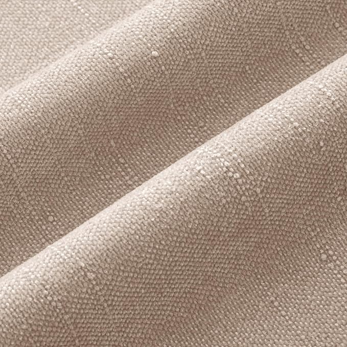 MIULEE Textured Chenille Throw Pillow Covers 22x22 Inch Irish Cream | Pack of 2 Decorative Soft Throw Pillows, Solid Textured Cushion Covers, Modern Home Decor for Couch Sofa Bedroom Living Room