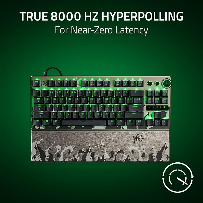 Razer Huntsman V3 Pro TKL 8KHz Esports Gaming Keyboard, Niko Edition | Analog Optical Switches Gen 2, Razer Snap Tap, Rapid Trigger, Adjustable Actuation, Media Controls