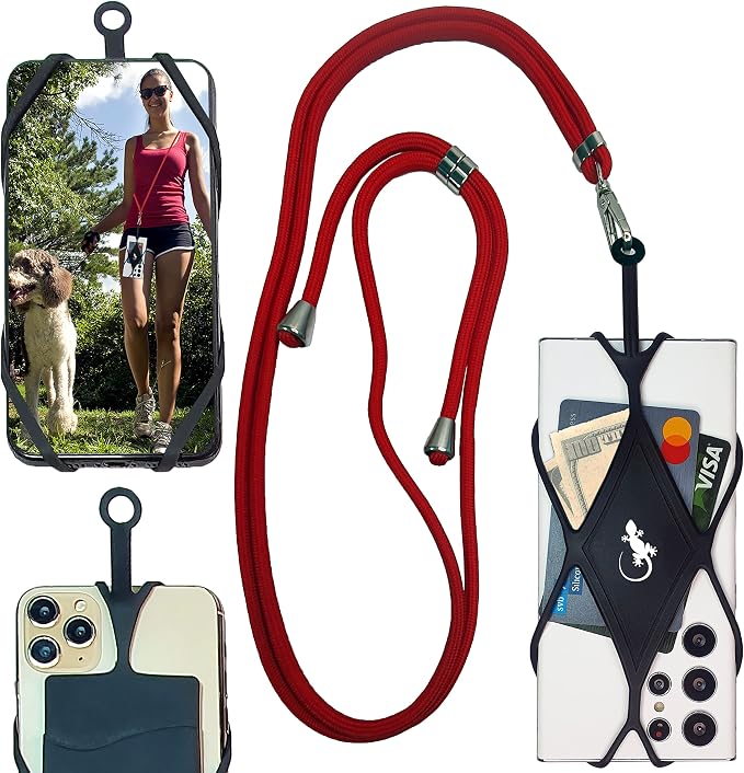 Gecko Travel Tech Cell Phone Lanyard Phone lanyards for Around The Neck Neck Lanyard Phone Crossbody