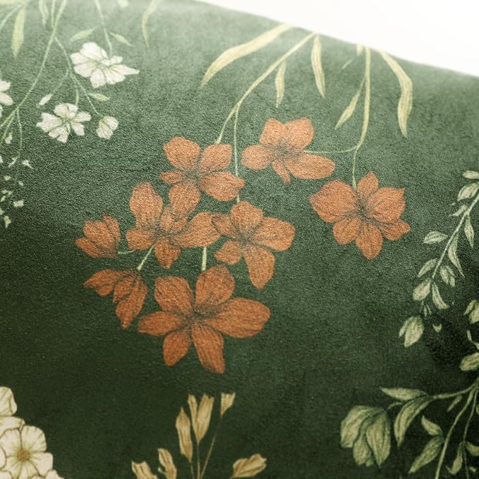 Designer Vintage Velvet Throw Pillow Cover,20"x12"-Nocturne | Pillow Cover,Concealed Zipper Design,Dragonfly Pattern,Sofas,Bedroom,Living Room,Lounge Chairs,All Season Home Decor