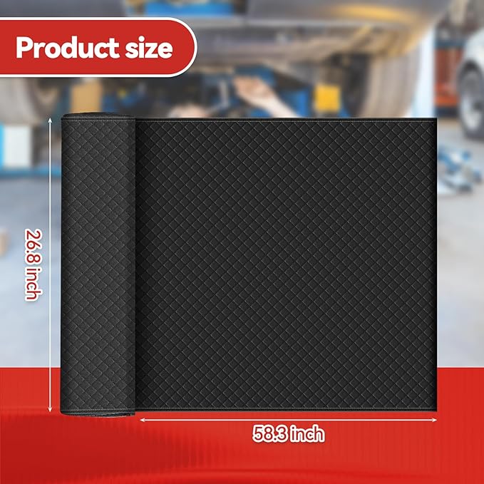 Rolling Creeper Mat is Lightweight and Portable,Car Repair Mat Easy to Use, for All Models and All Terrains