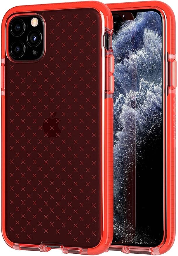 tech21 Evo Check Phone Case for Apple iPhone 11 Pro with 12 ft. Drop Protection Coral