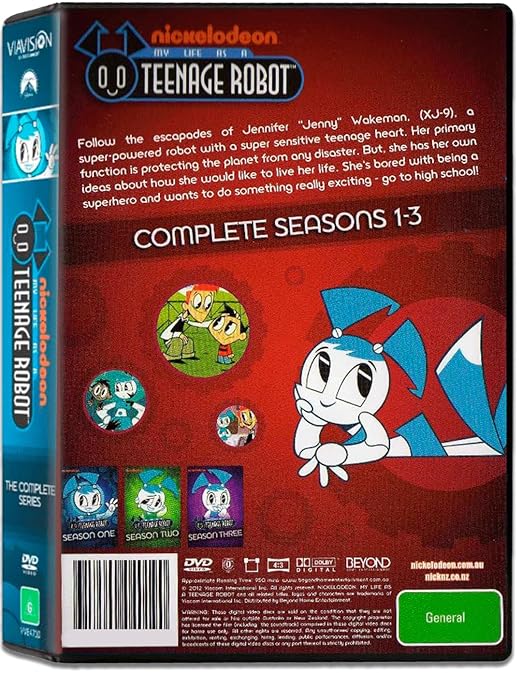 My Life as a Teenage Robot: The Complete Series (Seasons 1-3 / Bonus Features / 9-Disc Set) [DVD] [Region Free]