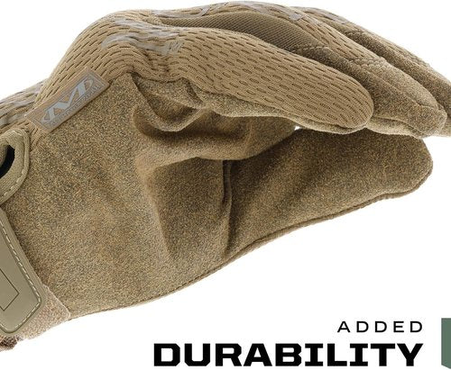 Mechanix Wear Original Coyote Tactical Work Gloves - Durable Touchscreen Safety Gloves for Men (Large, Coyote Brown)