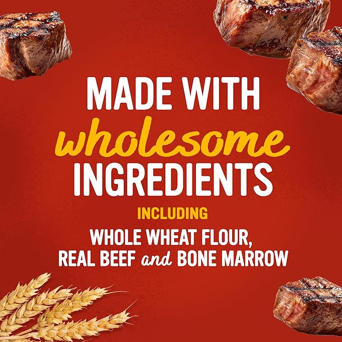 Blue Dog Bakery MarrowBakes Snacks | Small, Crunchy Beef Flavor Treat | Natural Healthy Dog Treats, 12 oz (Pack of 1)