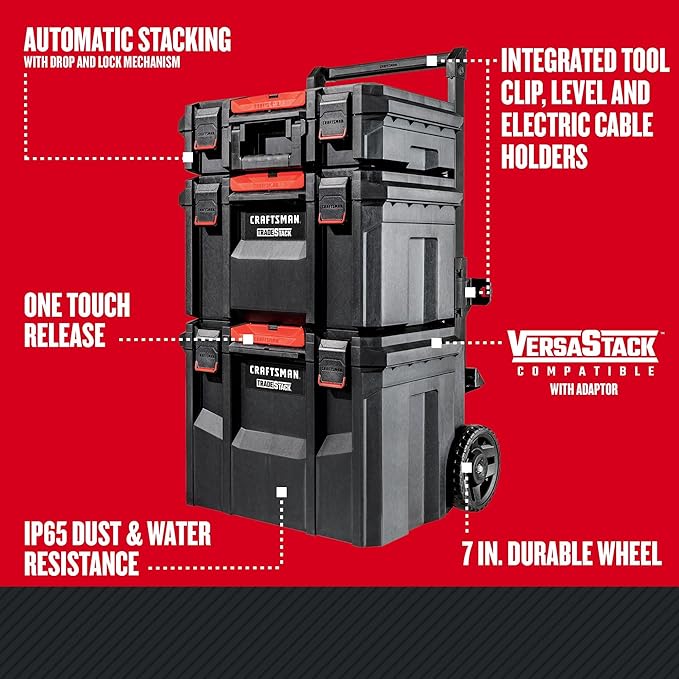 CRAFTSMAN TRADESTACK Rolling Tower (CMST60420)