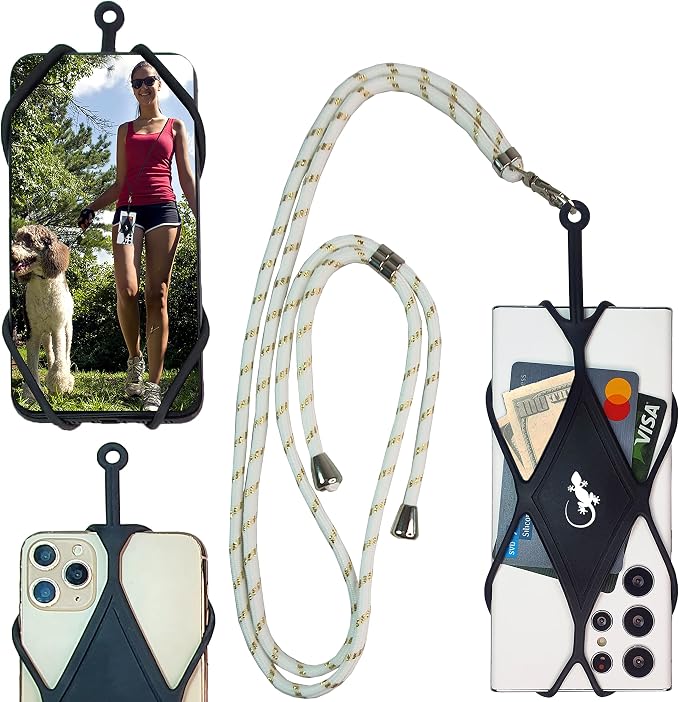 Gecko Travel Tech Cell Phone Lanyard Phone lanyards for Around The Neck Neck Lanyard Phone Crossbody
