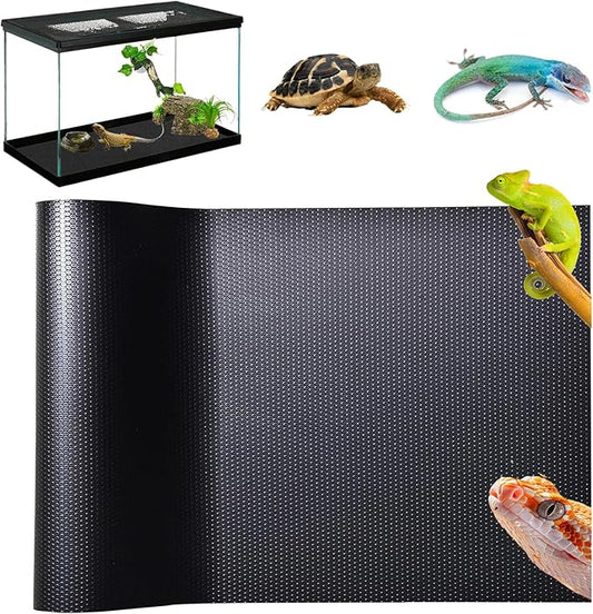 Bearded Dragon Tank Accessories, 18x118 in Large Non-Stick Reptile Carpet Substrate Terrarium Tank Liner Carpet, Waterproof Reptile Bedding Floor Mats for Snakes, Leopards, Geckos, Lizards