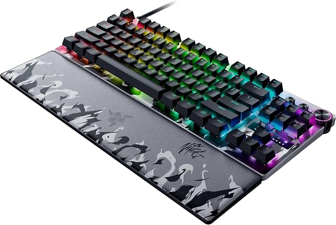 Razer Huntsman V3 Pro TKL 8KHz Esports Gaming Keyboard, Niko Edition | Analog Optical Switches Gen 2, Razer Snap Tap, Rapid Trigger, Adjustable Actuation, Media Controls