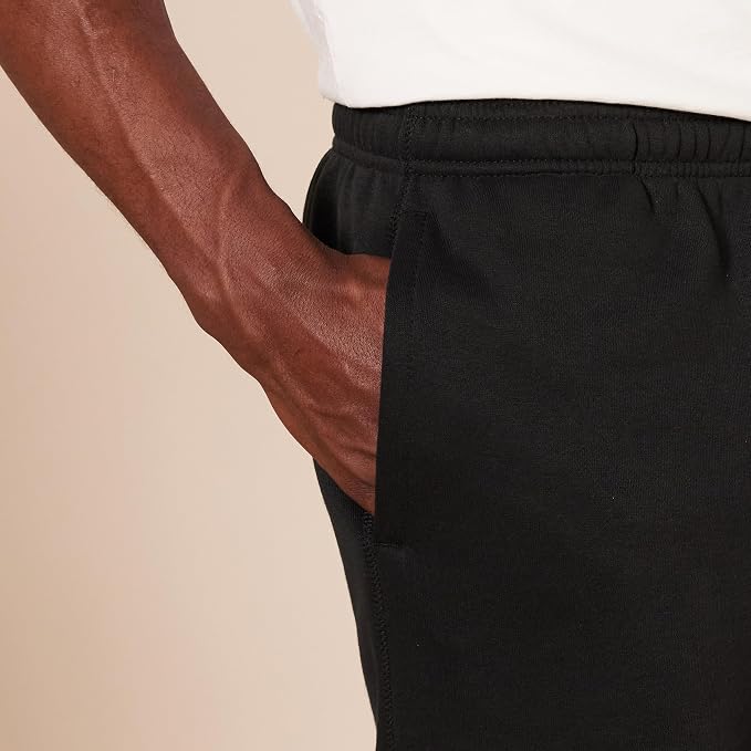 Amazon Essentials Men's Relaxed Straight Leg Fleece Open Bottom Sweatpant (Available in Big & Tall)