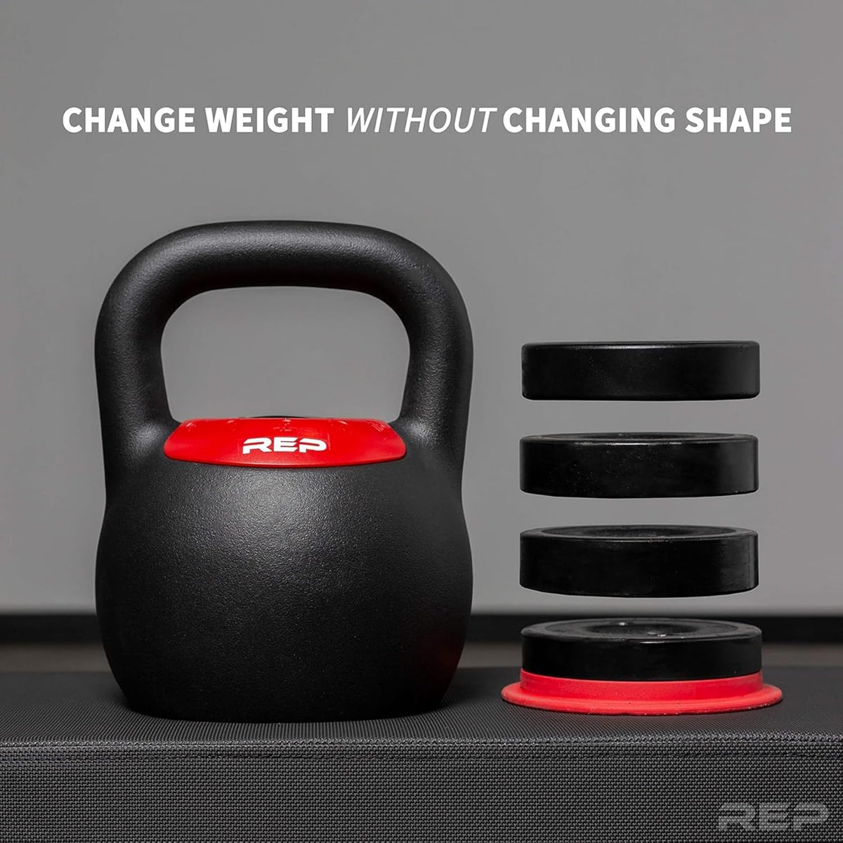 Rep Fitness Adjustable Kettlebell - Versatile Weight Set for Home Gym | 20–40 lb (9–18 kg) Options