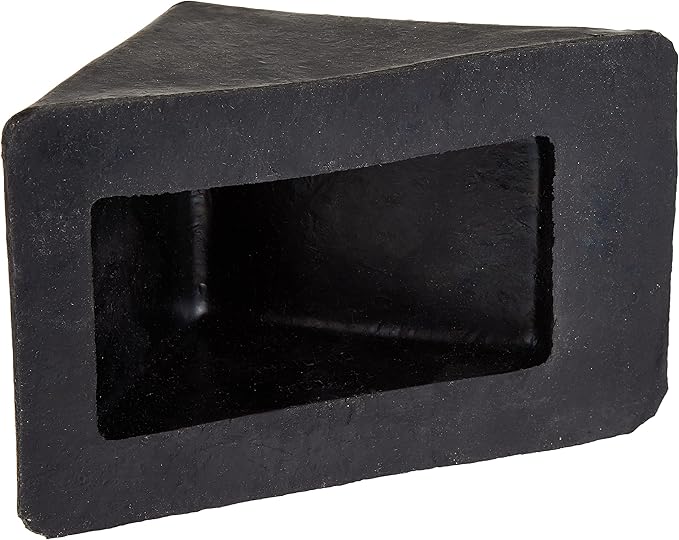 Buyers Products WC1467A Rubber Wheel Chock, 5x6x5 in, Resists Oil, Rust, Salt & Sun, Durable & Secure Tire Stopper for Service and Parking, Ideal for Cars, Utility Vehicles, Trailers, Trucks & RVs