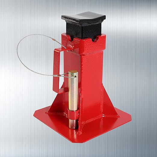 TCE ATZ120005U Torin Heavy Duty Car Jack Stand with Lock, 12 Ton (26,400 lb) Capacity, Red, 1 Pair
