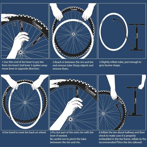 26-Inch Bicycle Tubes by [Brand Name] - 2-Pack AV Schrader Valve, Compatible with 1.75-2.125 Sizes
