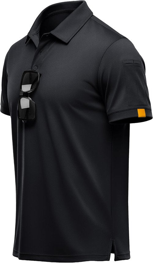 MAGCOMSEN Men's Polo Shirt - Short Sleeve Casual Athletic Golf Top | Moisture-Wicking Performance